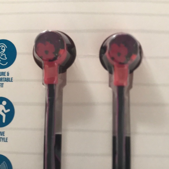 Stereo Floral Print Earbuds - Picture 2 of 5
